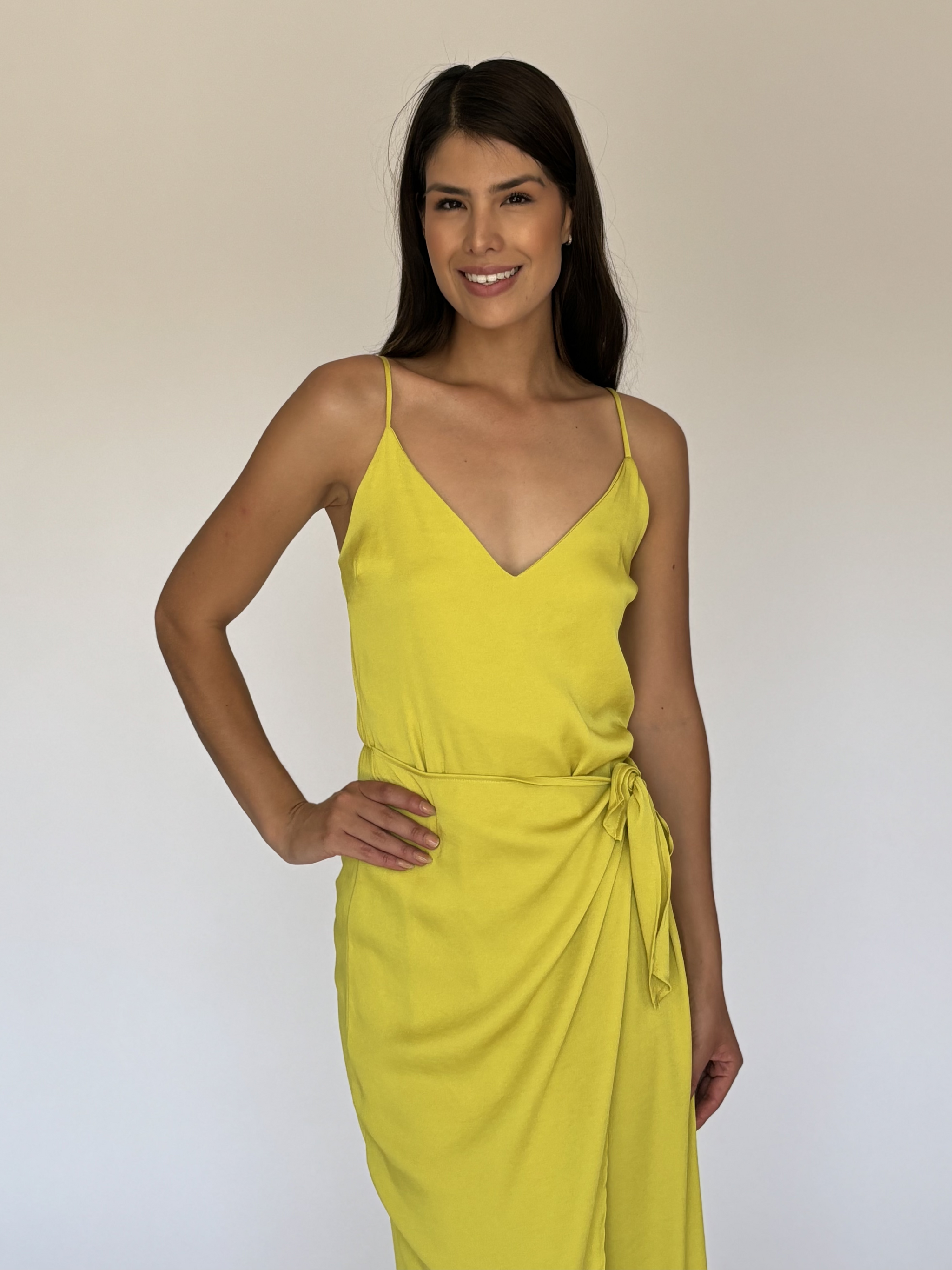 VESTIDO AMARILLO d8333