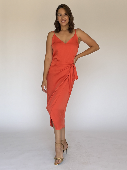 VESTIDO NARANJA d8333