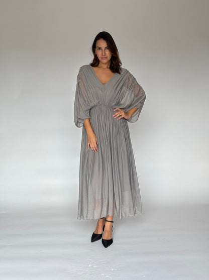 VESTIDO LIGERO  GRIS Z7222