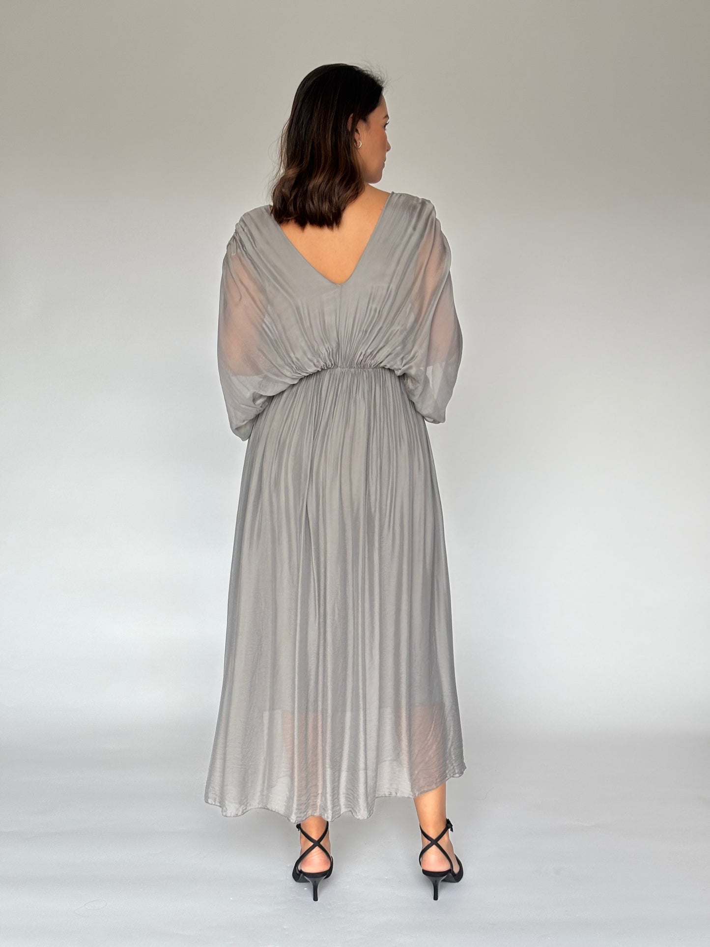 VESTIDO LIGERO  GRIS Z7222
