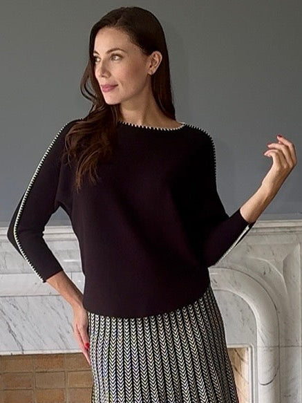 BLUSA SUETER NEGRO P14442