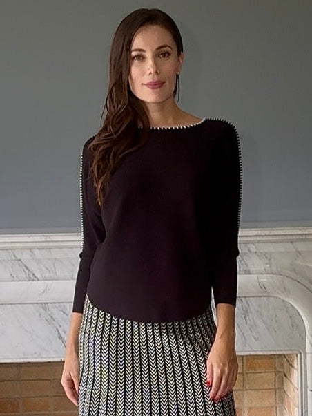 BLUSA SUETER NEGRO P14442