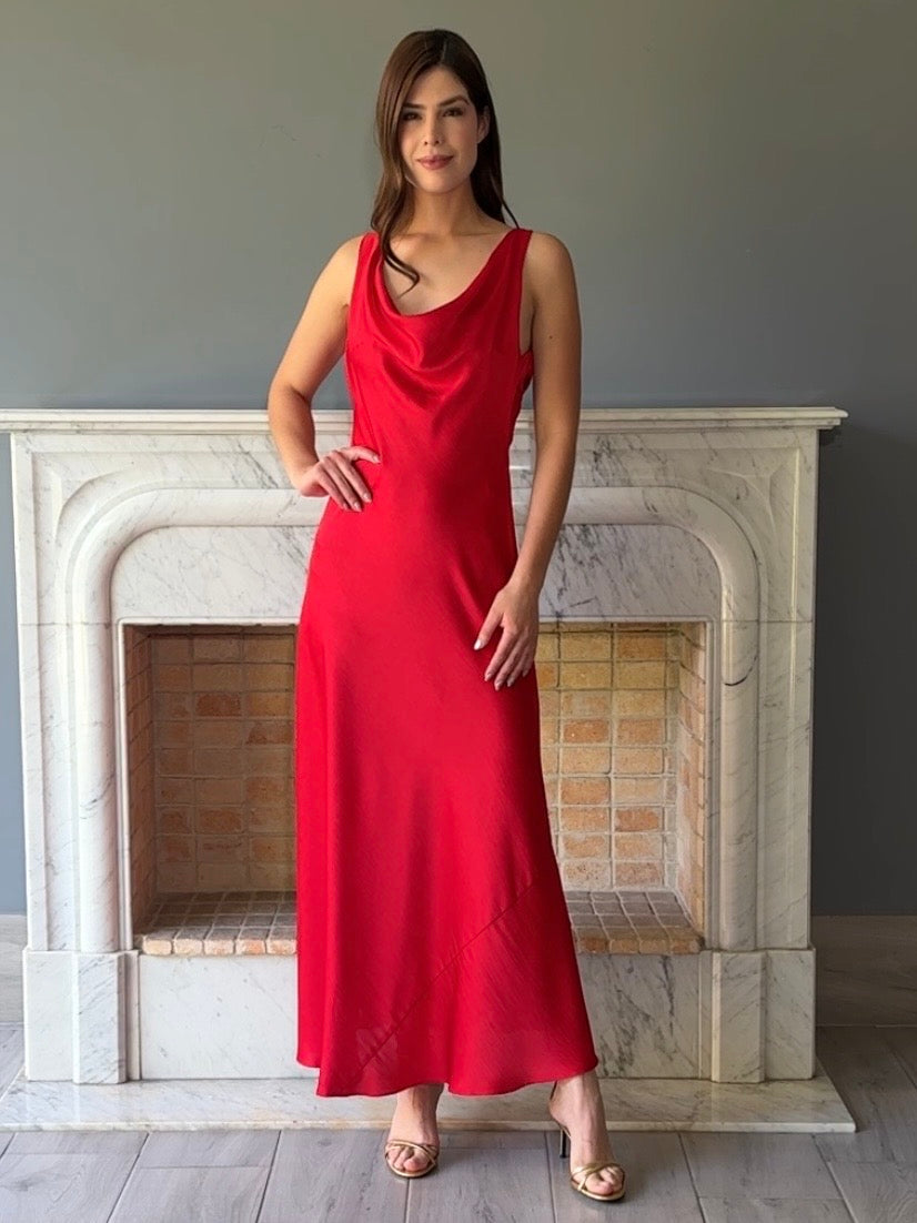 VESTIDO ROJO D9751