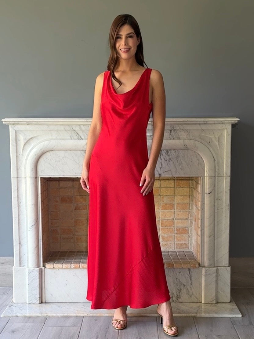 VESTIDO ROJO D9751