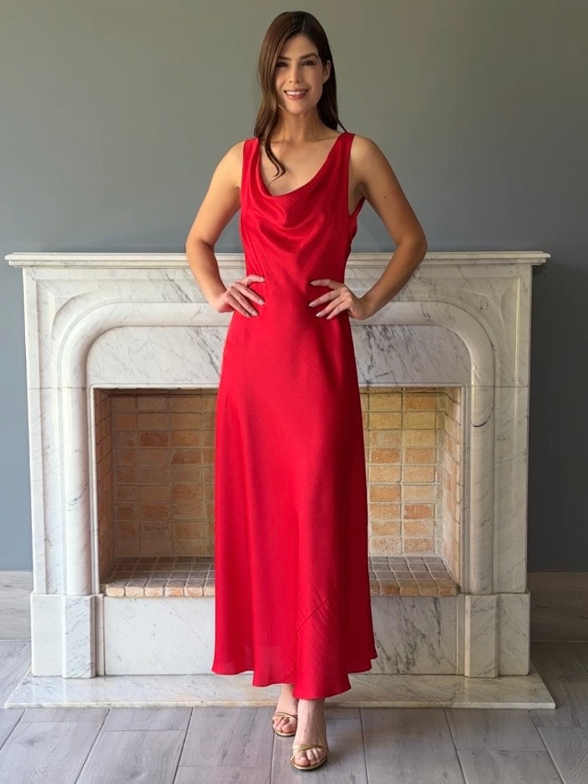 VESTIDO ROJO D9751