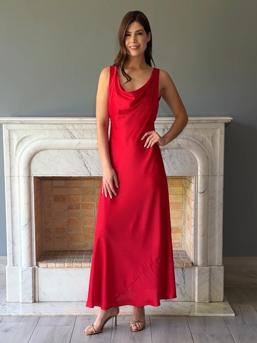 VESTIDO ROJO D9751