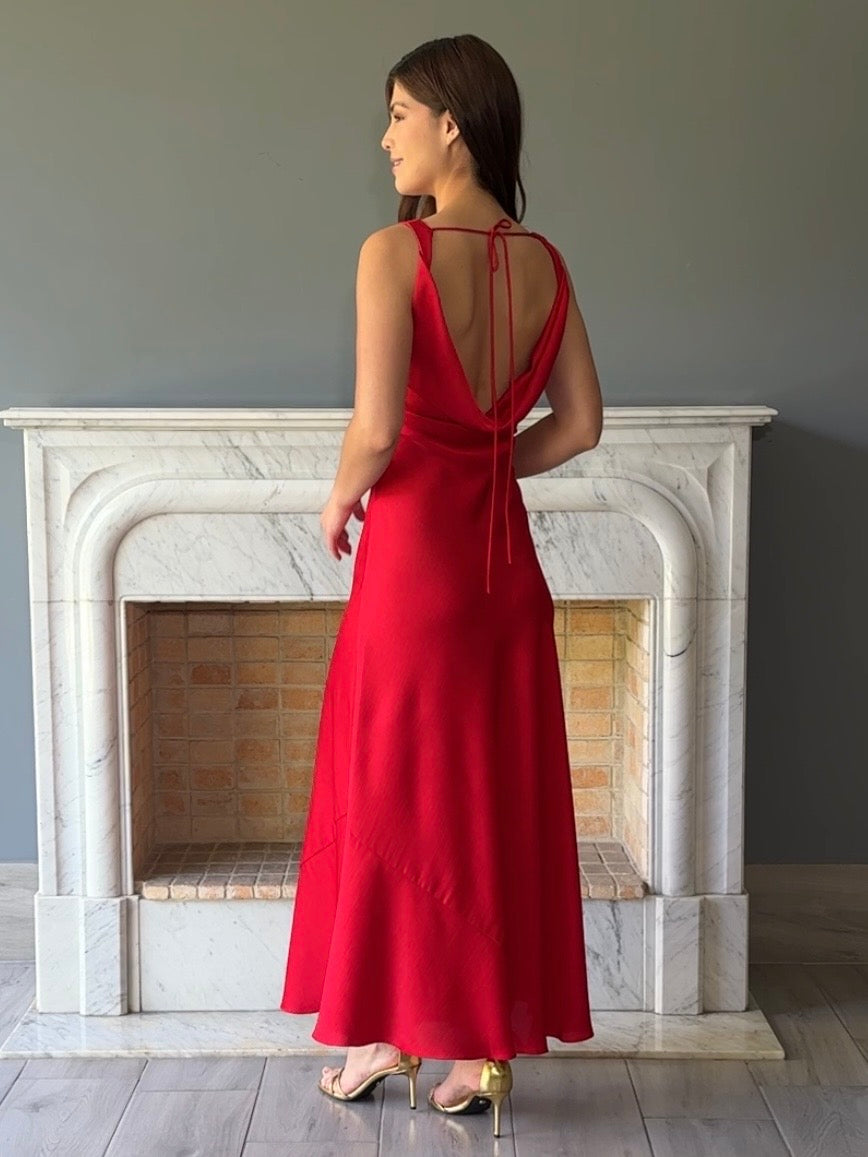 VESTIDO ROJO D9751