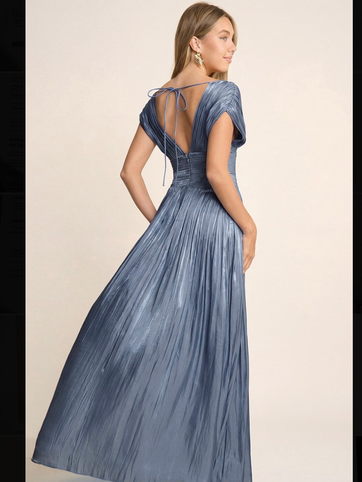 VESTIDO AZUL EXTRA 25096X
