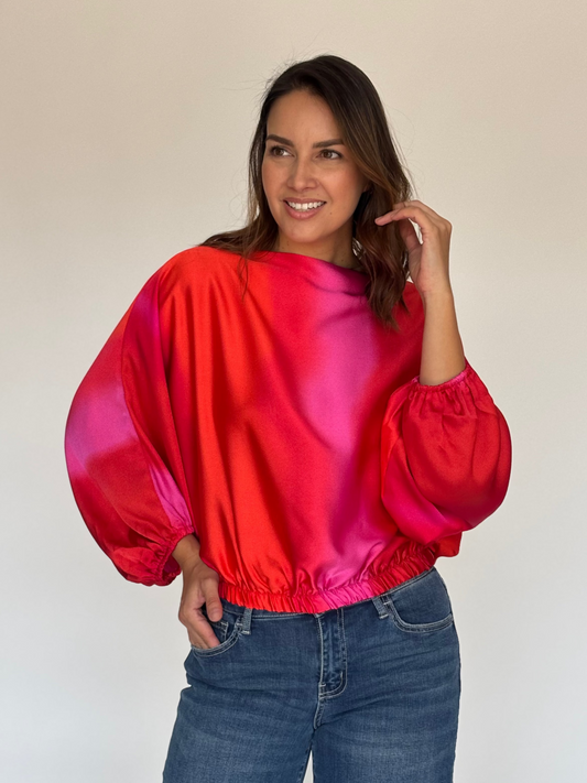 BLUSA ROJA T8997
