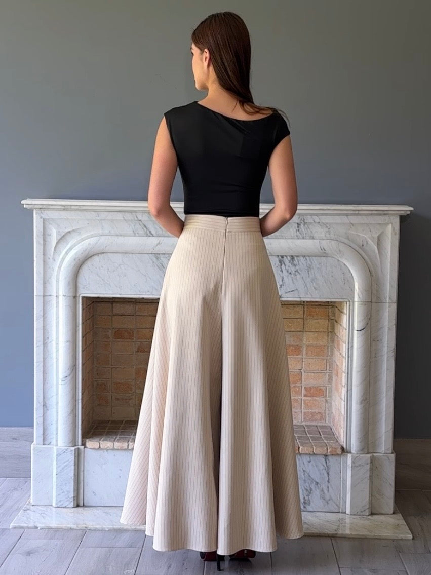 FALDA PANTALON BEIGE