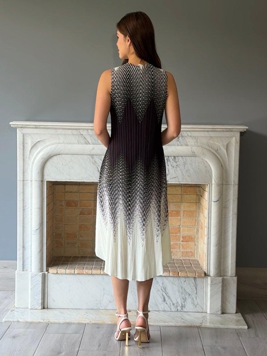 VESTIDO MIDI NEGRO 40803