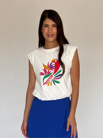 BLUSA BLANCA 46513