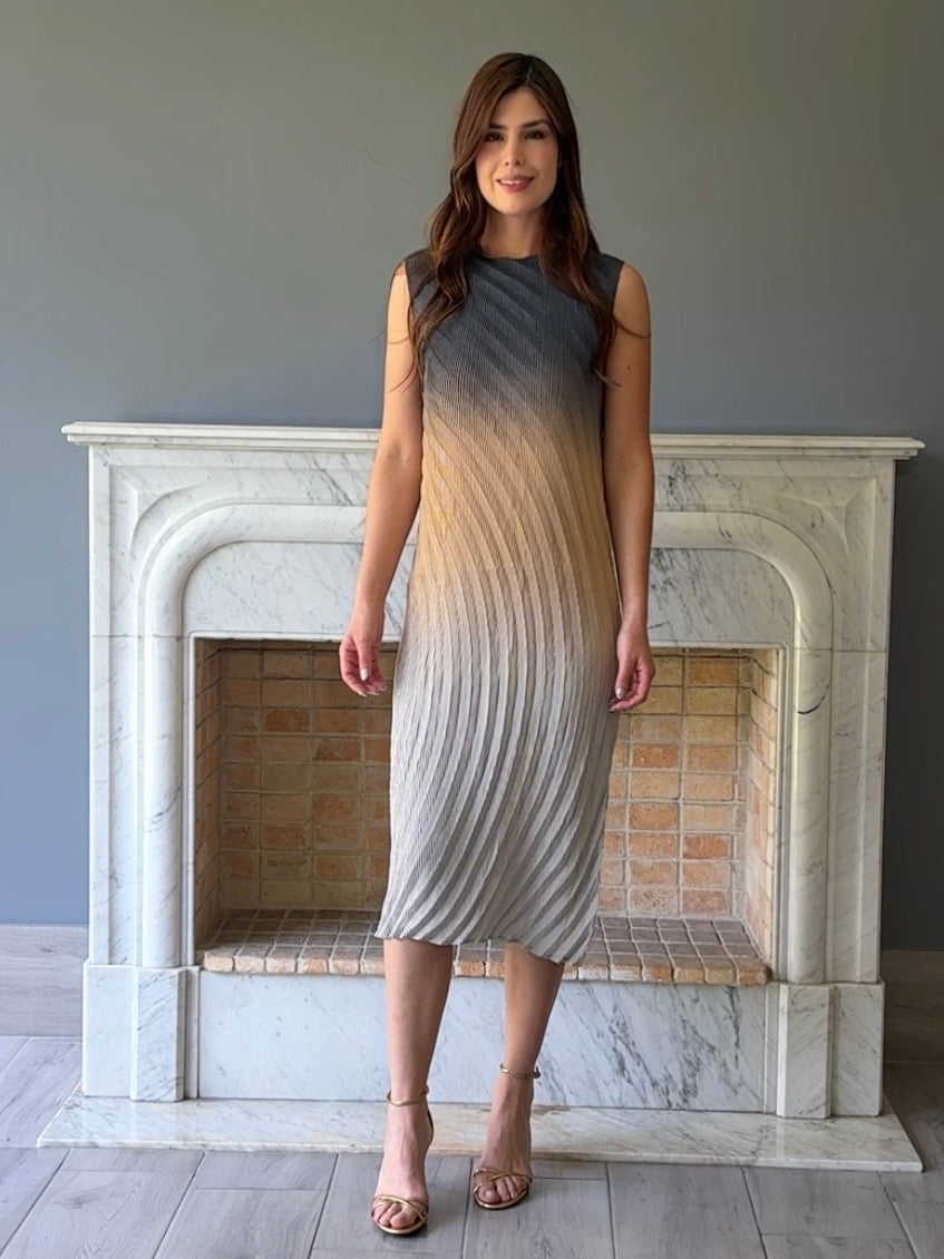 VESTIDO MIDI COLORES 40801