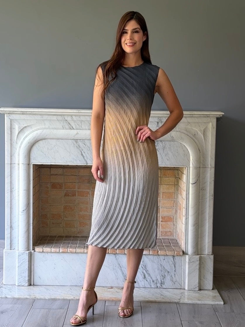 VESTIDO MIDI COLORES 40801