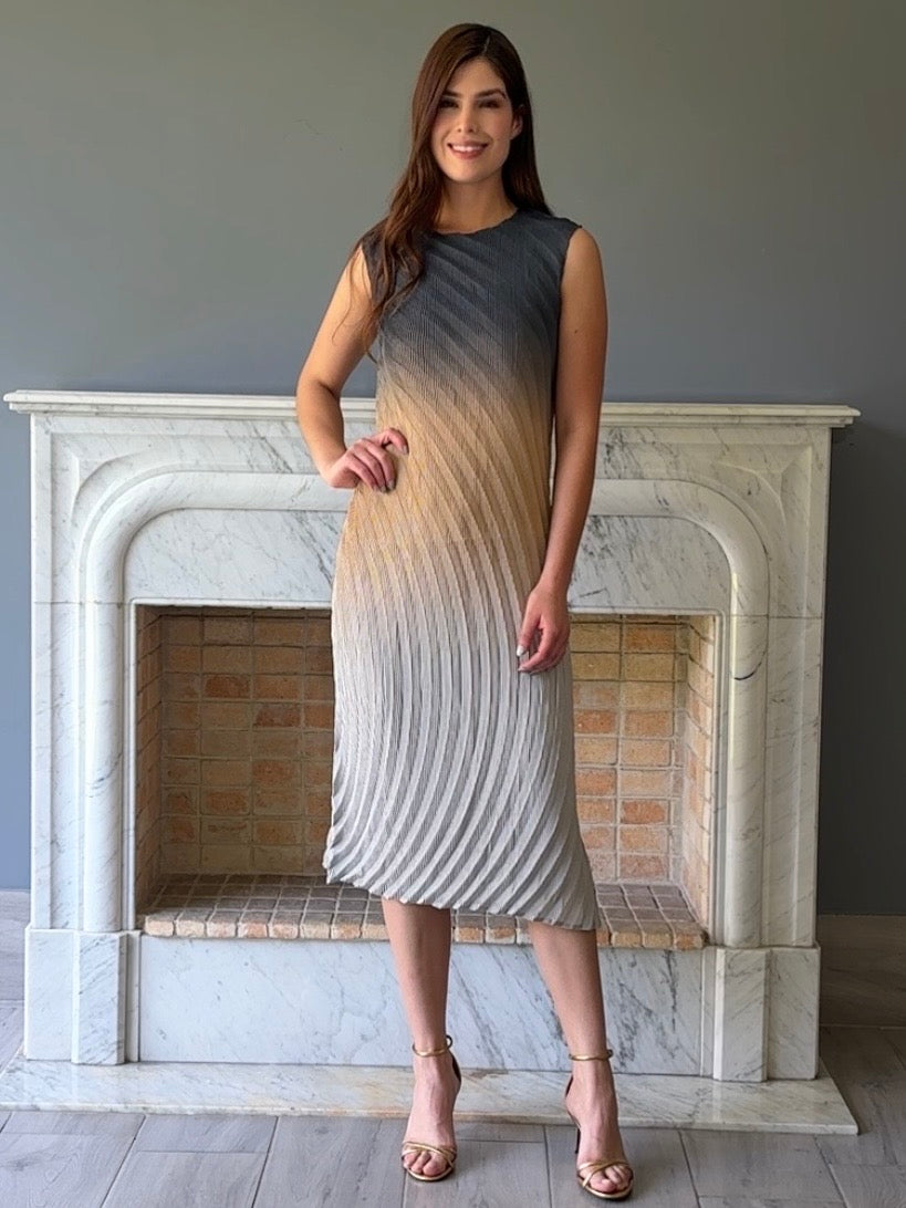VESTIDO MIDI COLORES 40801