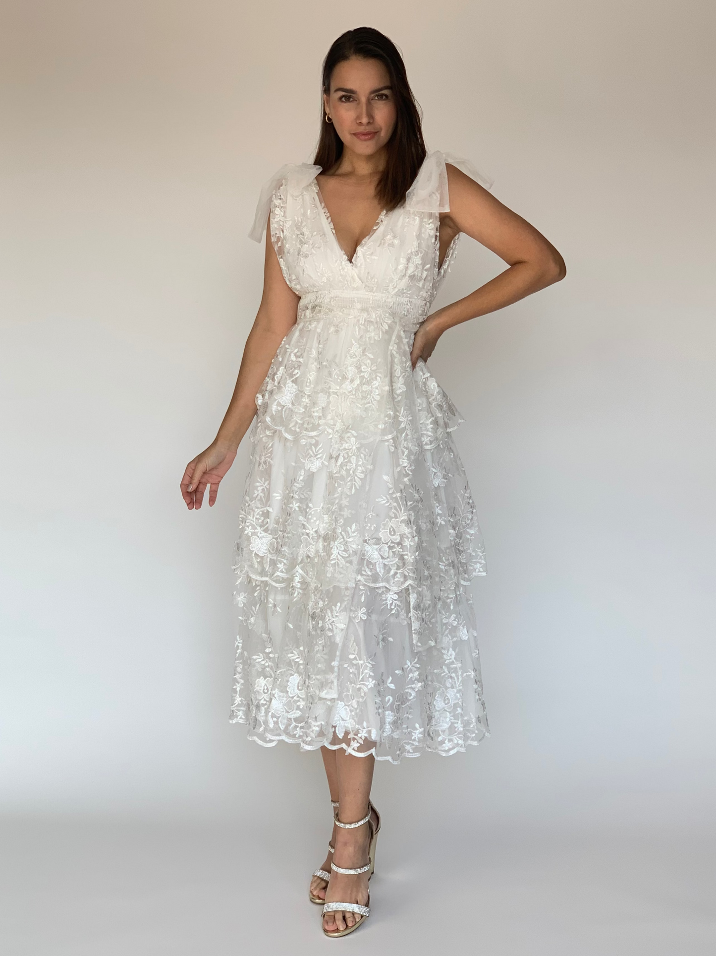 VESTIDO BLANCO LD5454