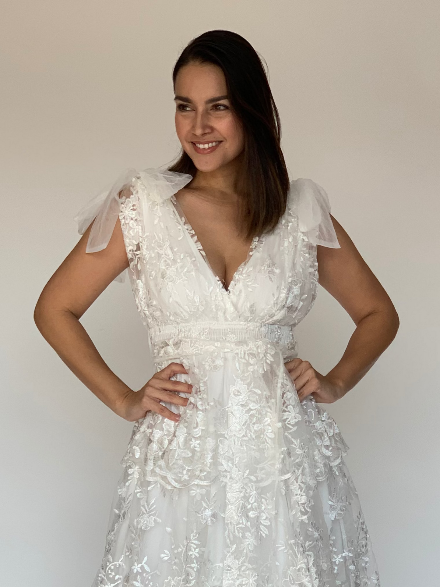 VESTIDO BLANCO LD5454