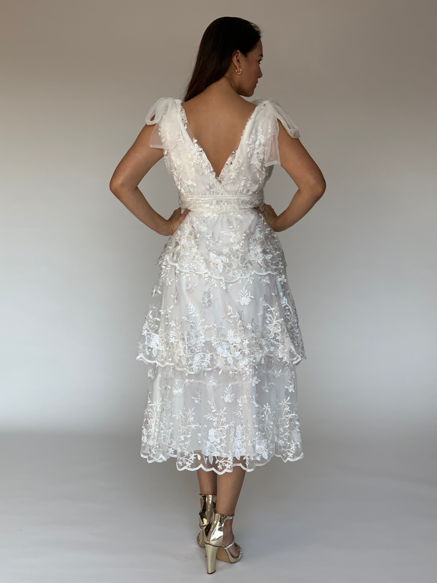 VESTIDO BLANCO LD5454