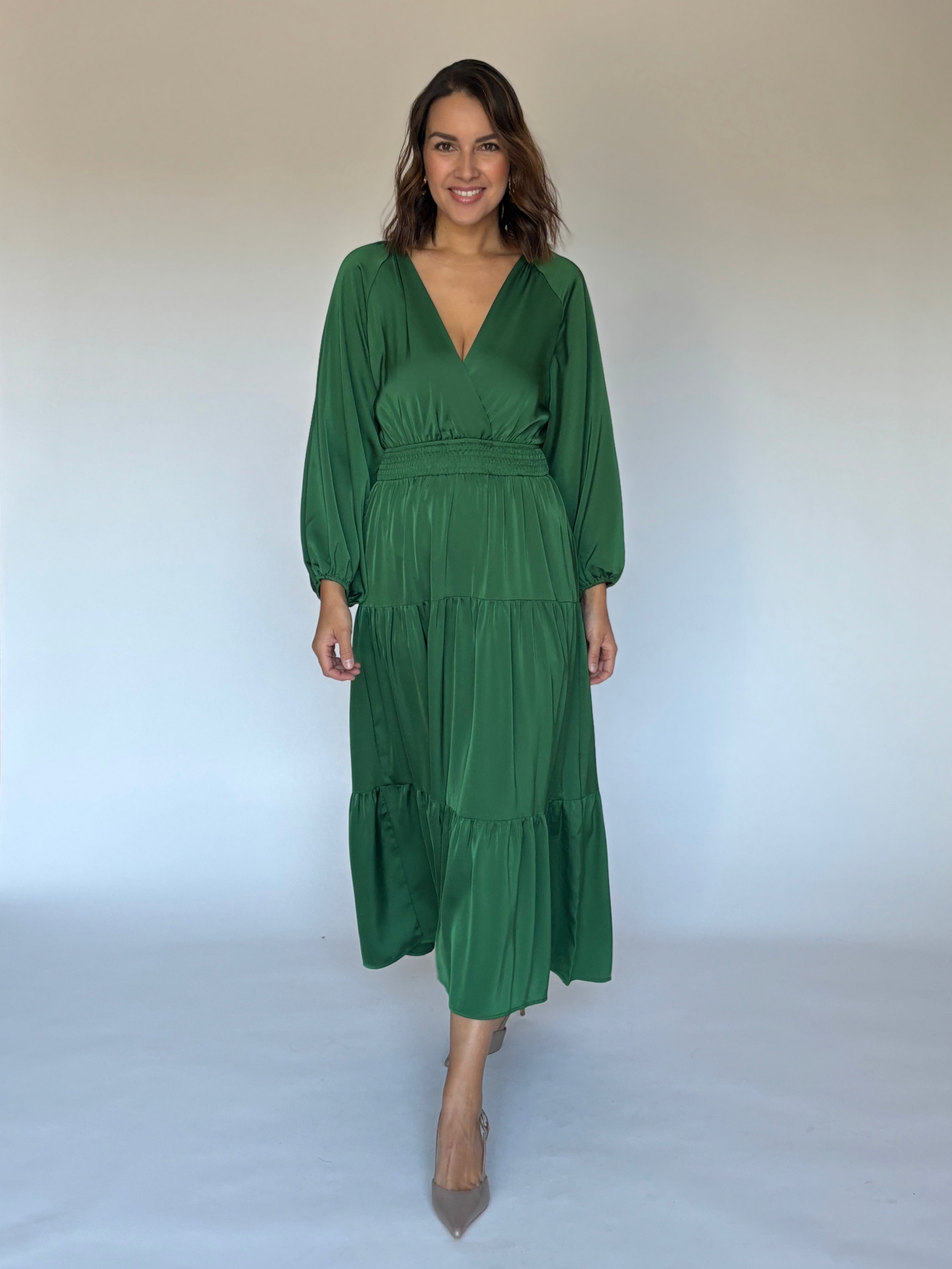 VESTIDO VERDE CP115