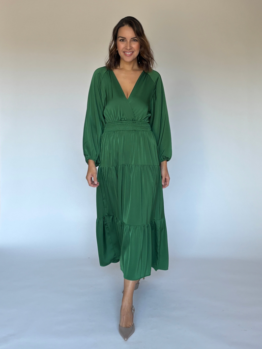 VESTIDO VERDE CP115
