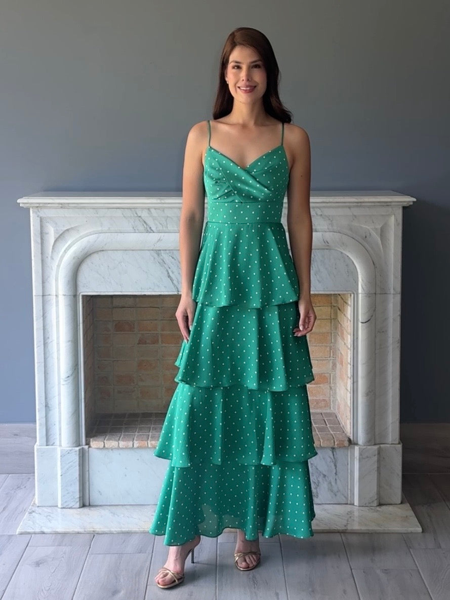 VESTIDO VERDE 93207