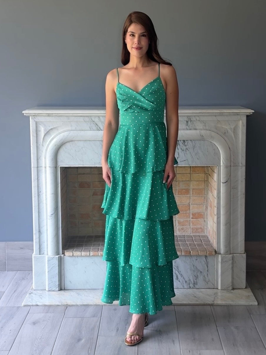 VESTIDO VERDE 93207