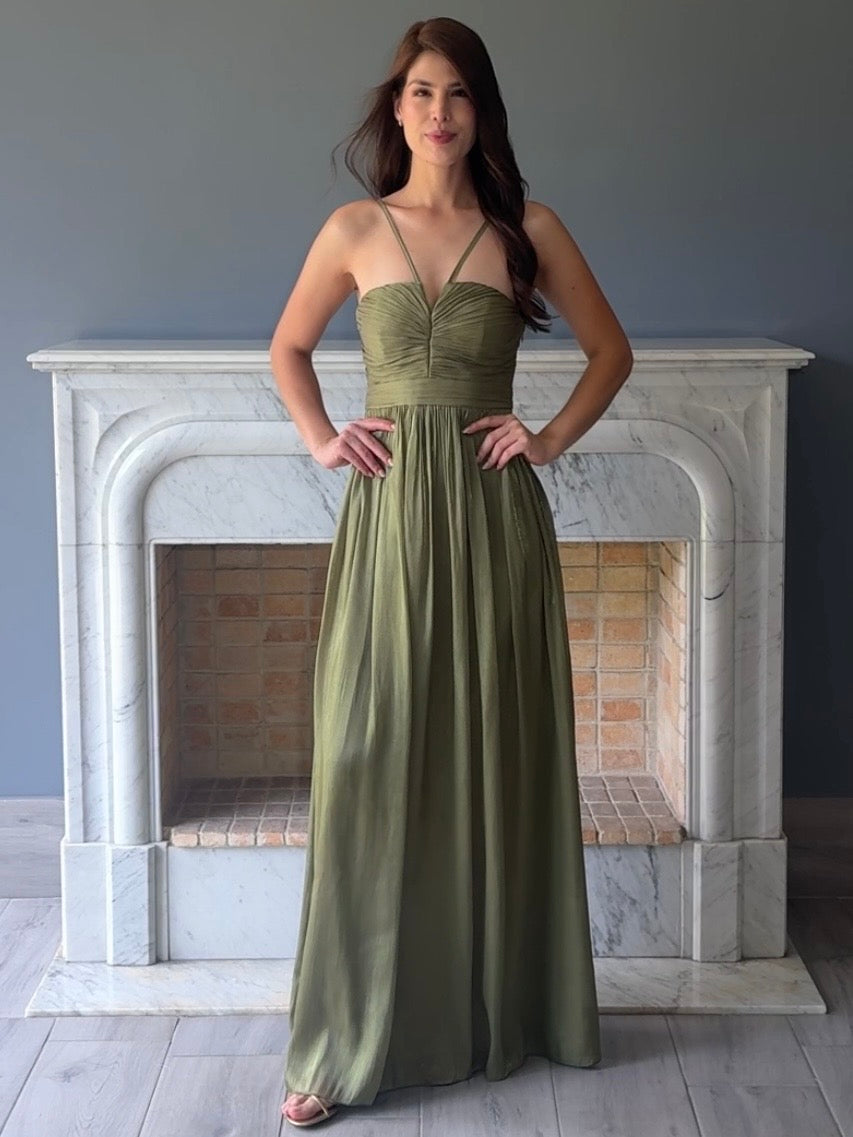 VESTIDO VERDE 9735