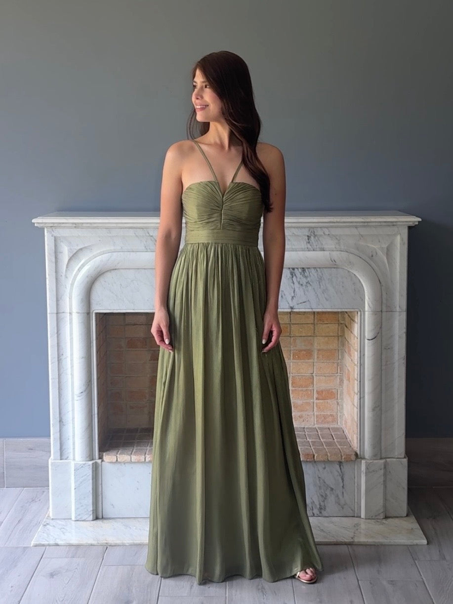 VESTIDO VERDE 9735