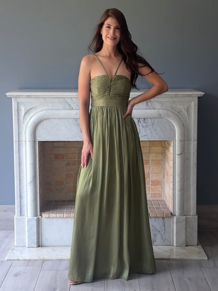 VESTIDO VERDE 9735