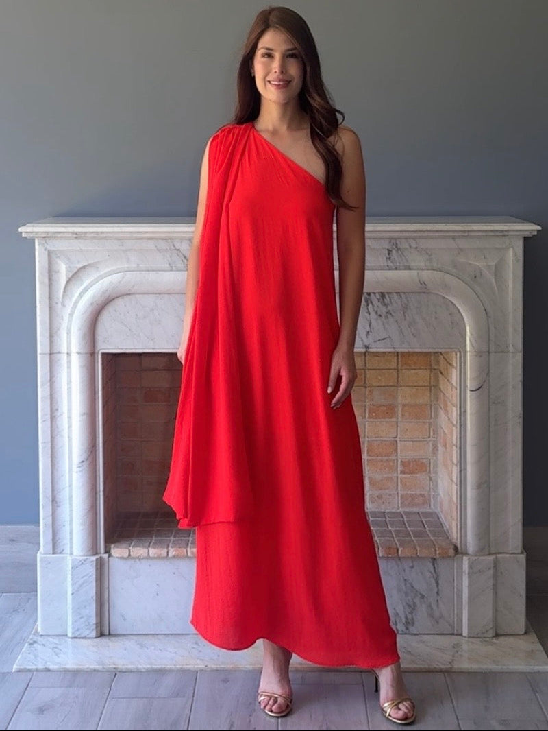 VESTIDO ROJO 9343