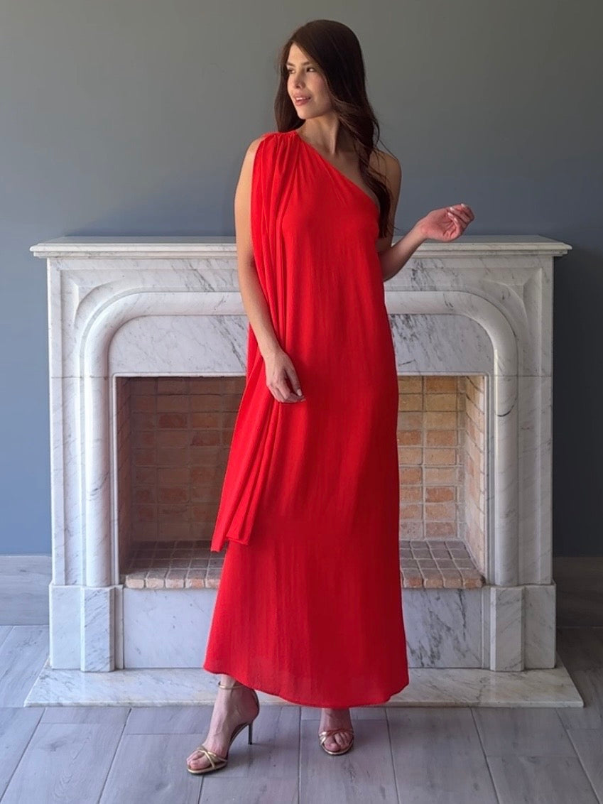 VESTIDO ROJO 9343