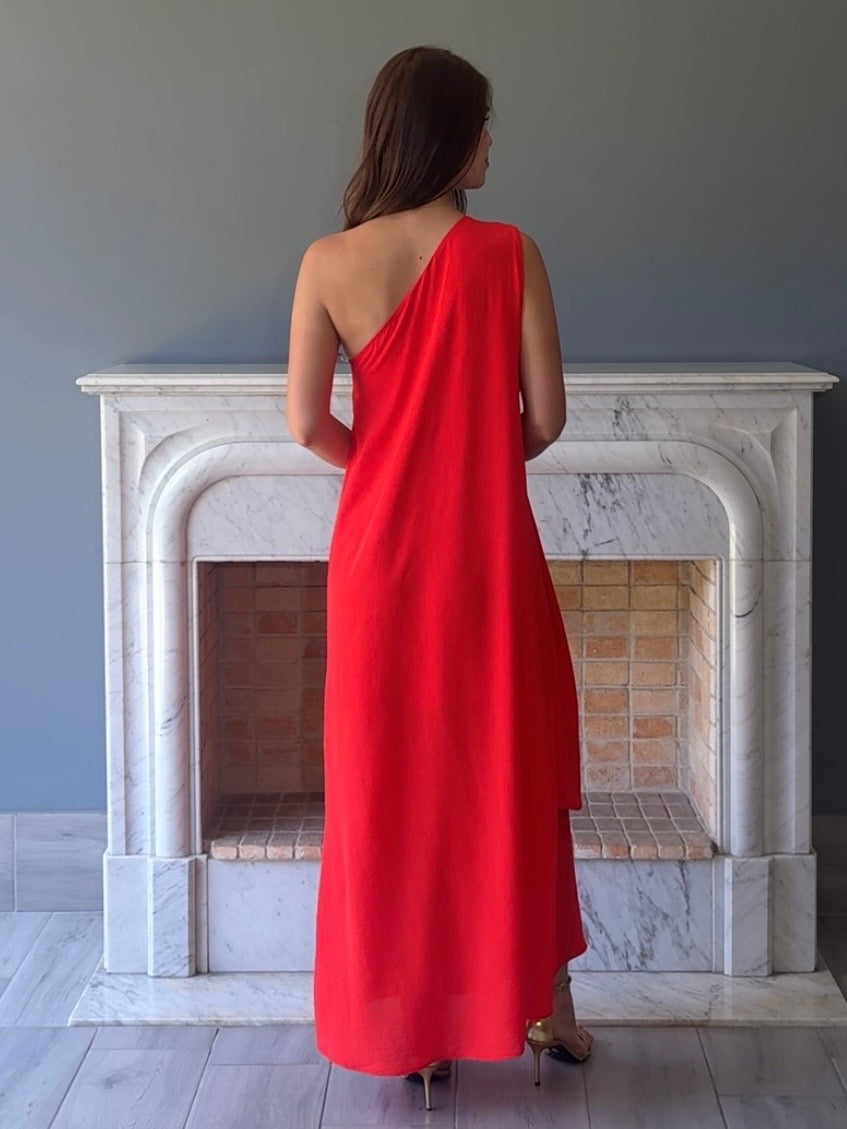 VESTIDO ROJO 9343