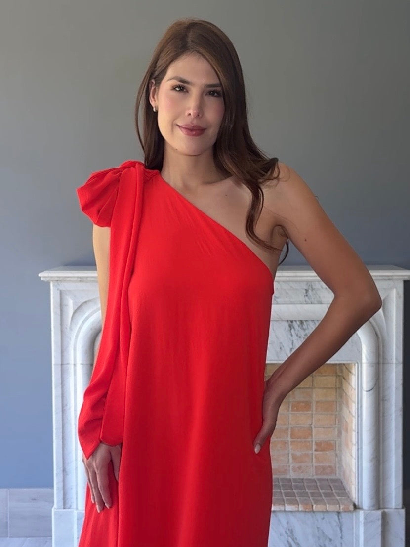 VESTIDO ROJO 9343