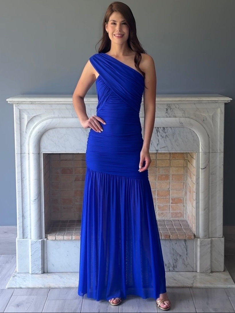 VESTIDO AZUL 6393