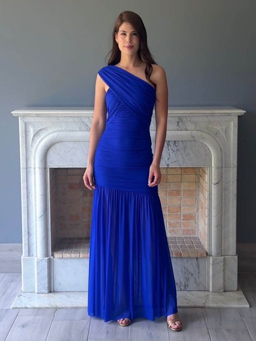 VESTIDO AZUL 6393