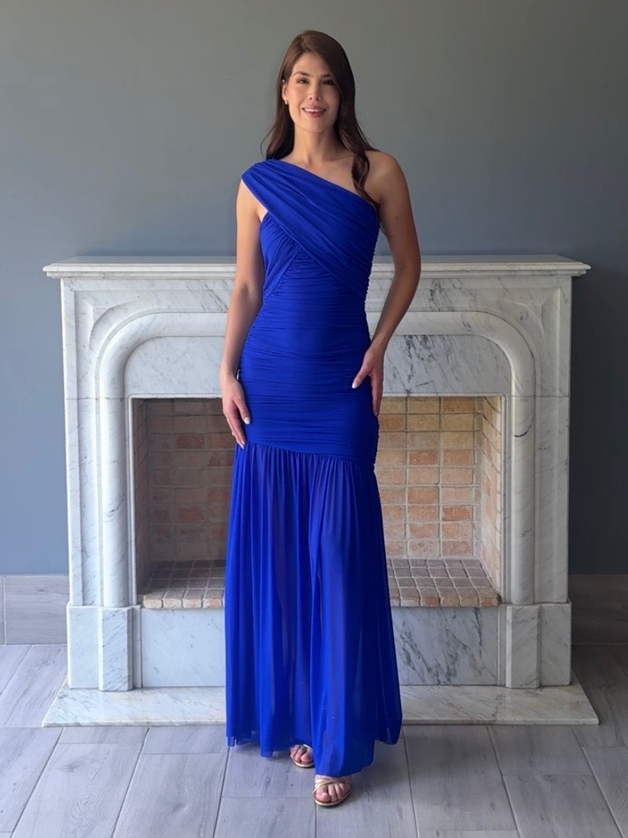 VESTIDO AZUL 6393