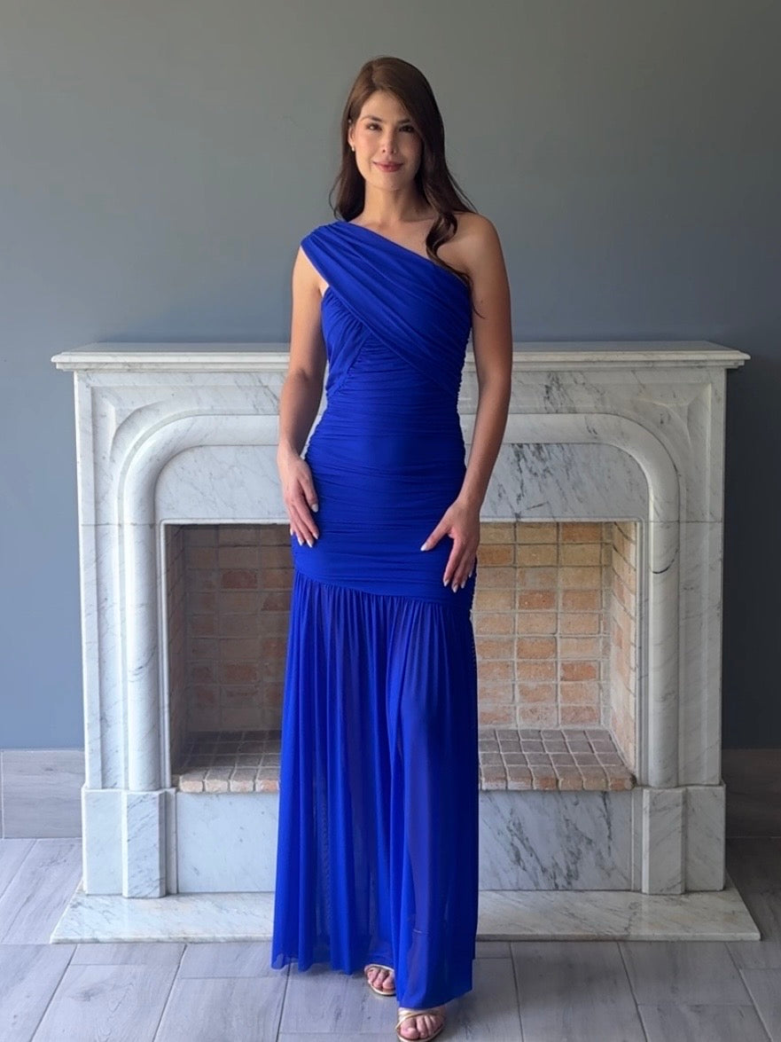 VESTIDO AZUL 6393