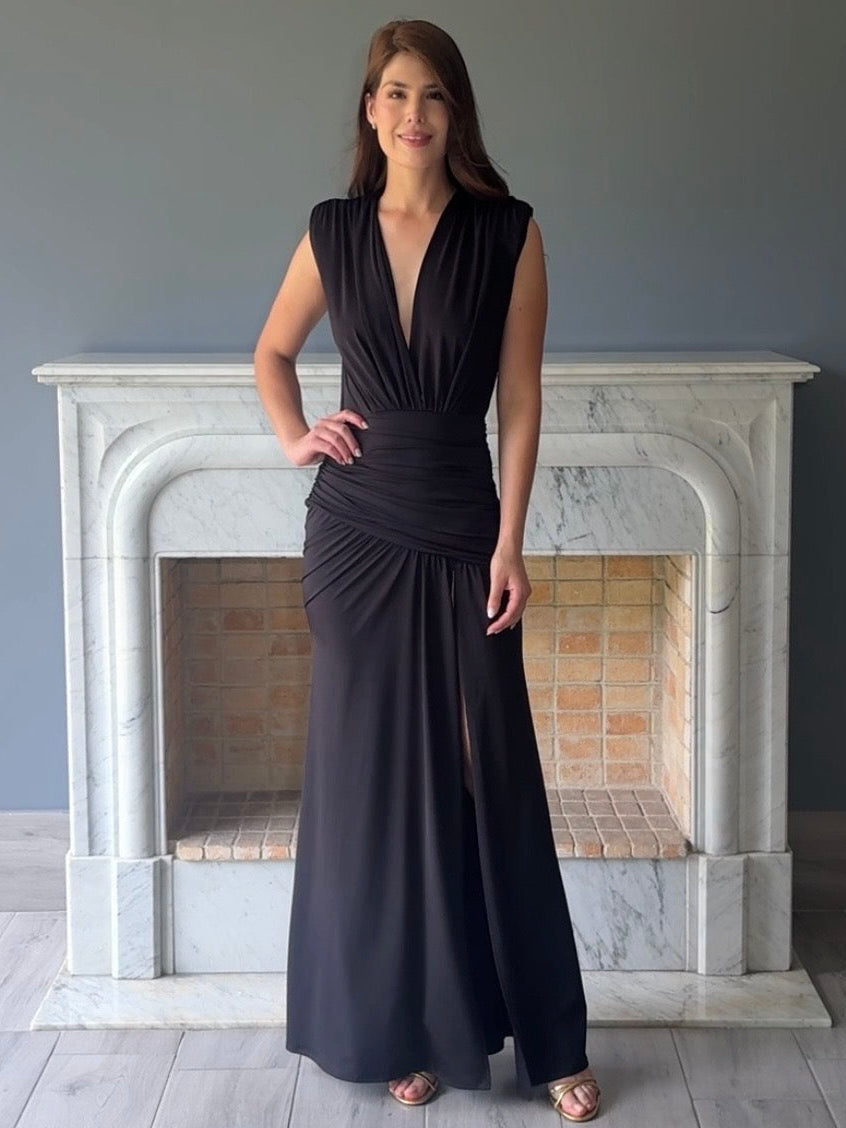 VESTIDO NEGRO C6903