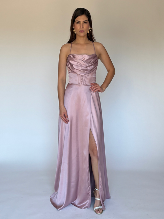 VESTIDO ROSA 9563