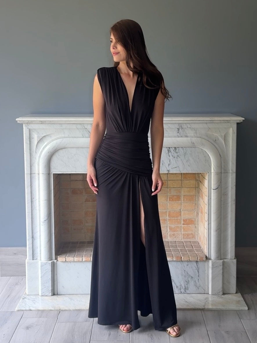 VESTIDO NEGRO C6903
