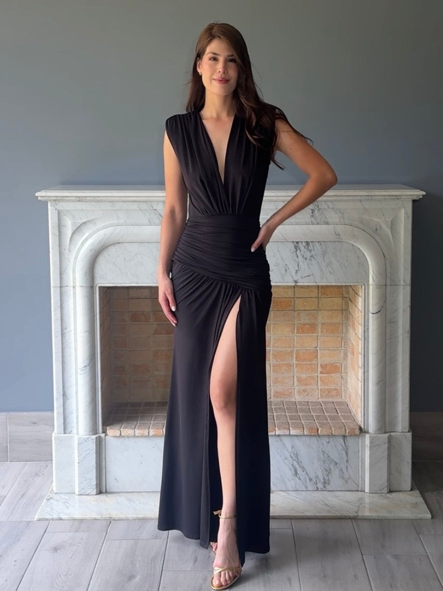 VESTIDO NEGRO C6903