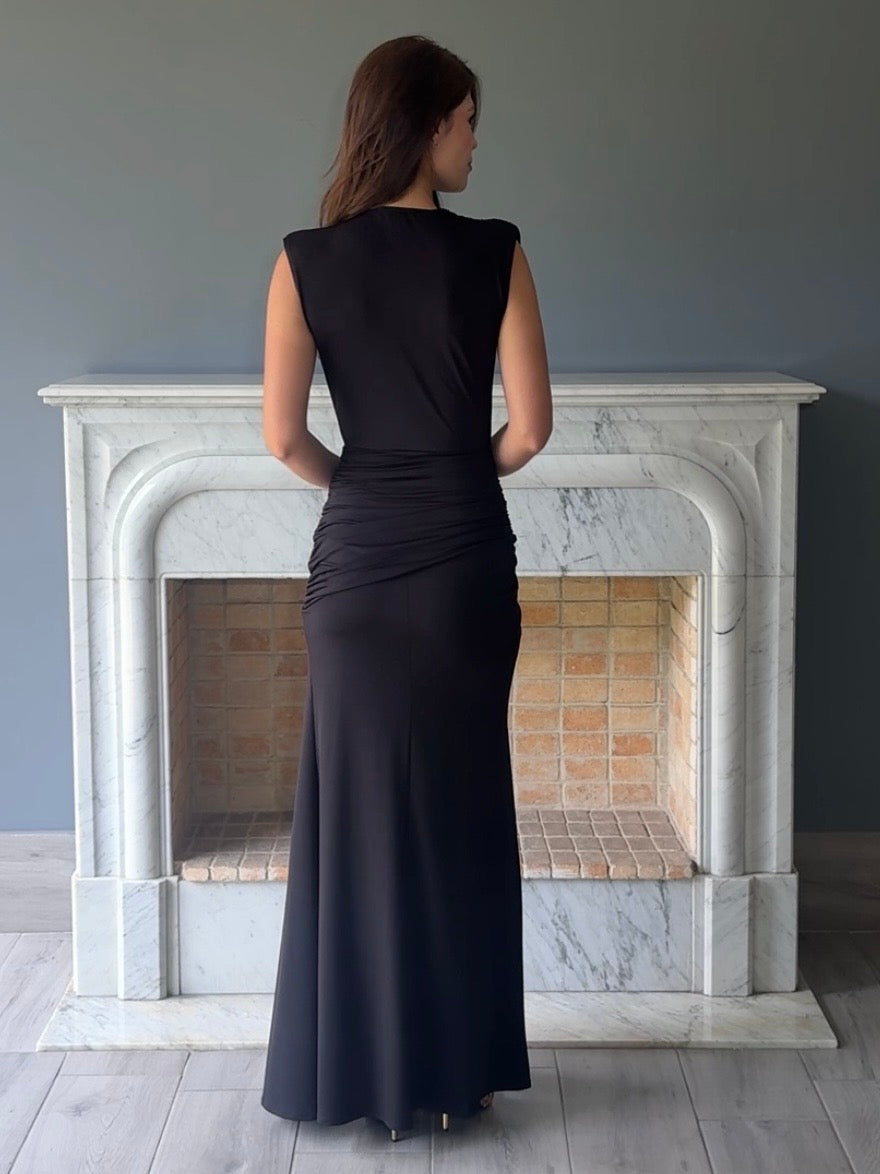 VESTIDO NEGRO C6903