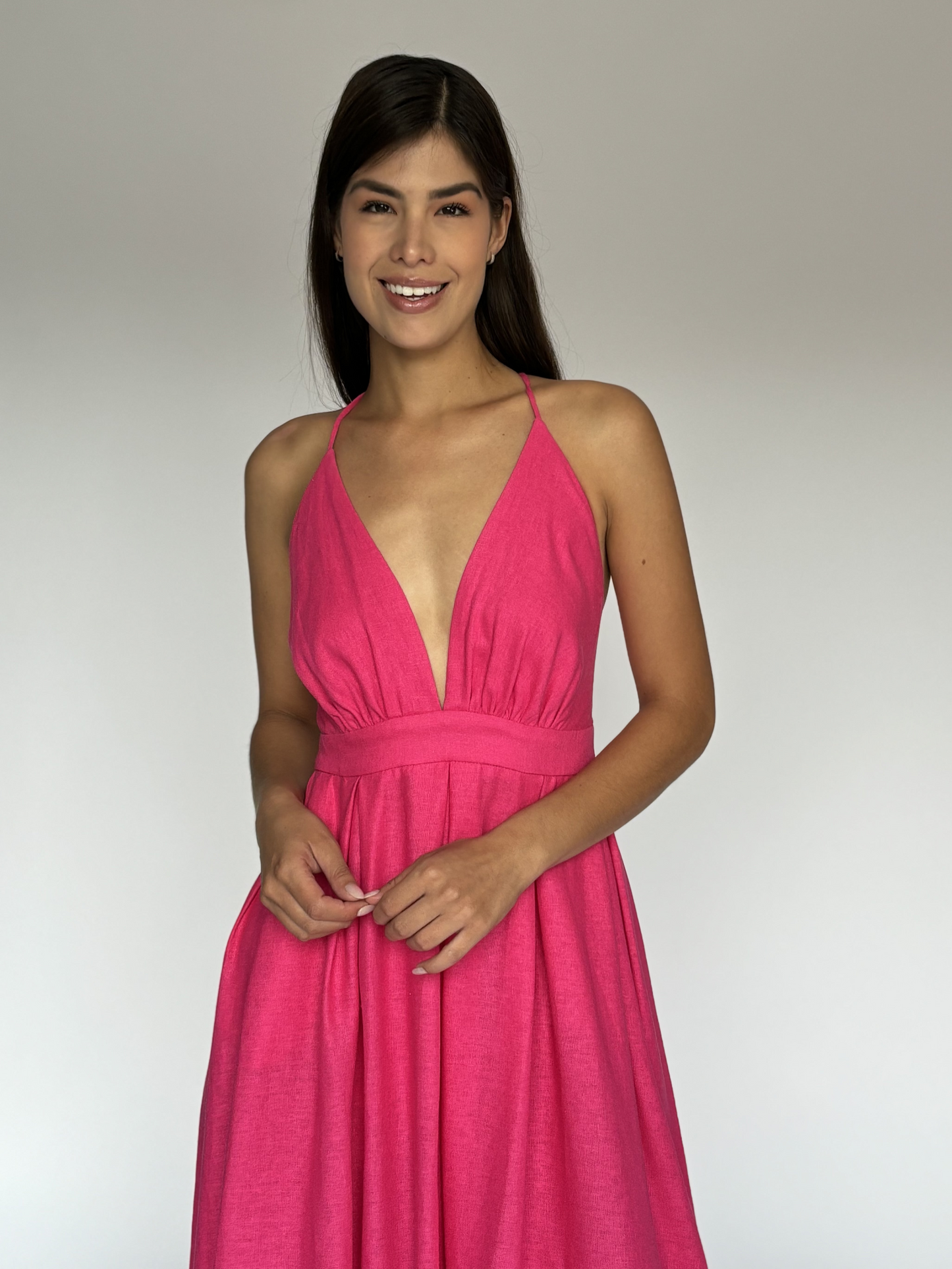 VESTIDO ROSA 6861