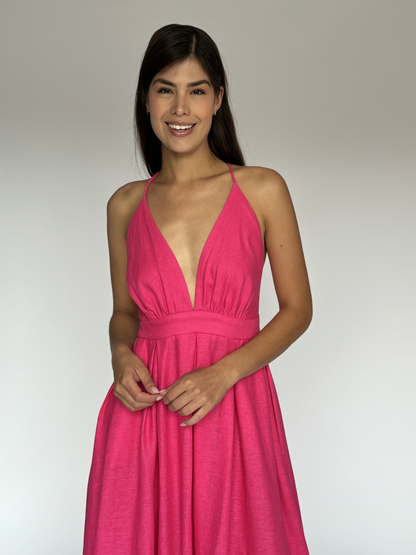 VESTIDO ROSA 6861