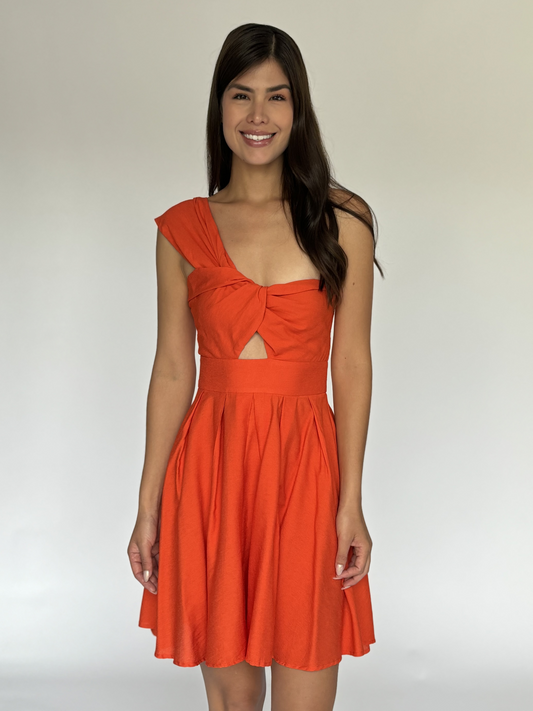 VESTIDO NARANJA 21026