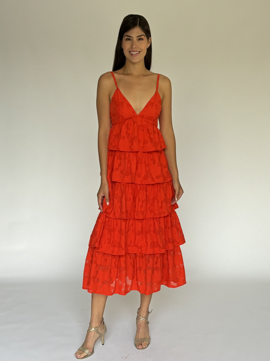 VESTIDO NARANJA 20203