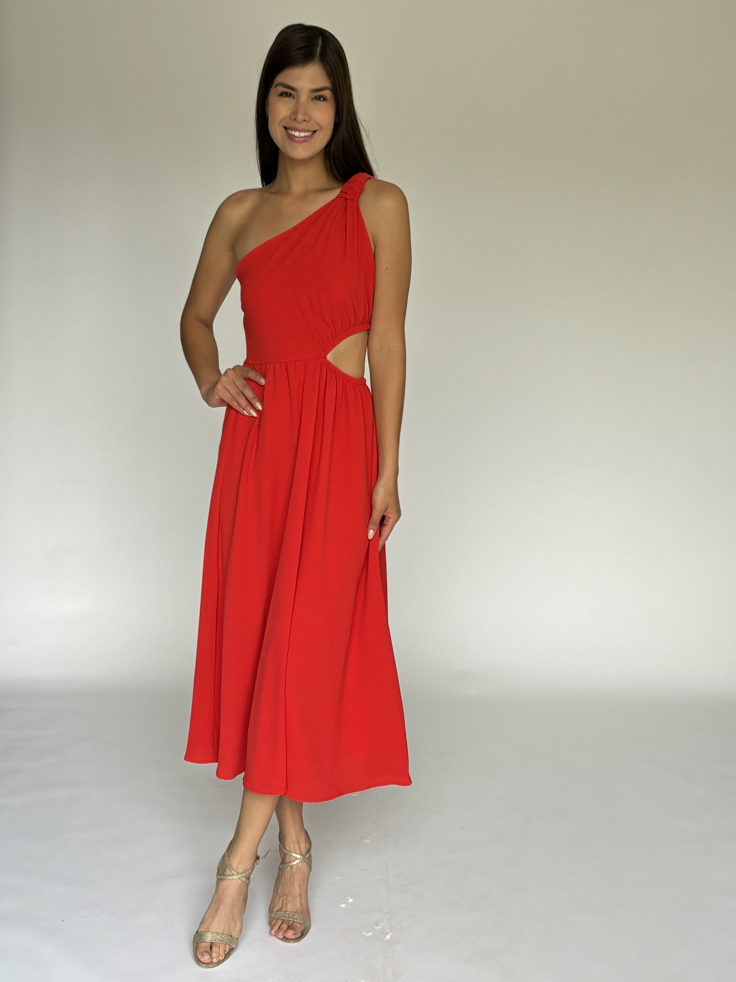 VESTIDO ROJO 7329