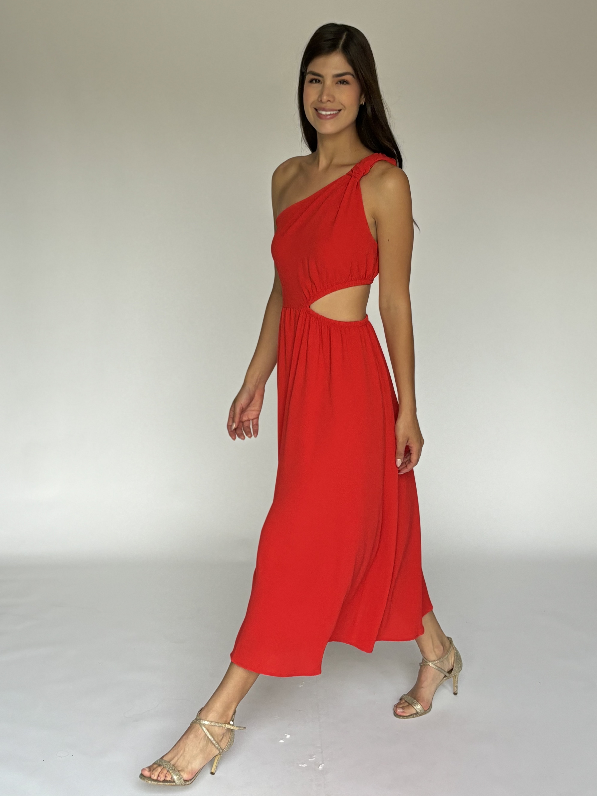 VESTIDO ROJO 7329