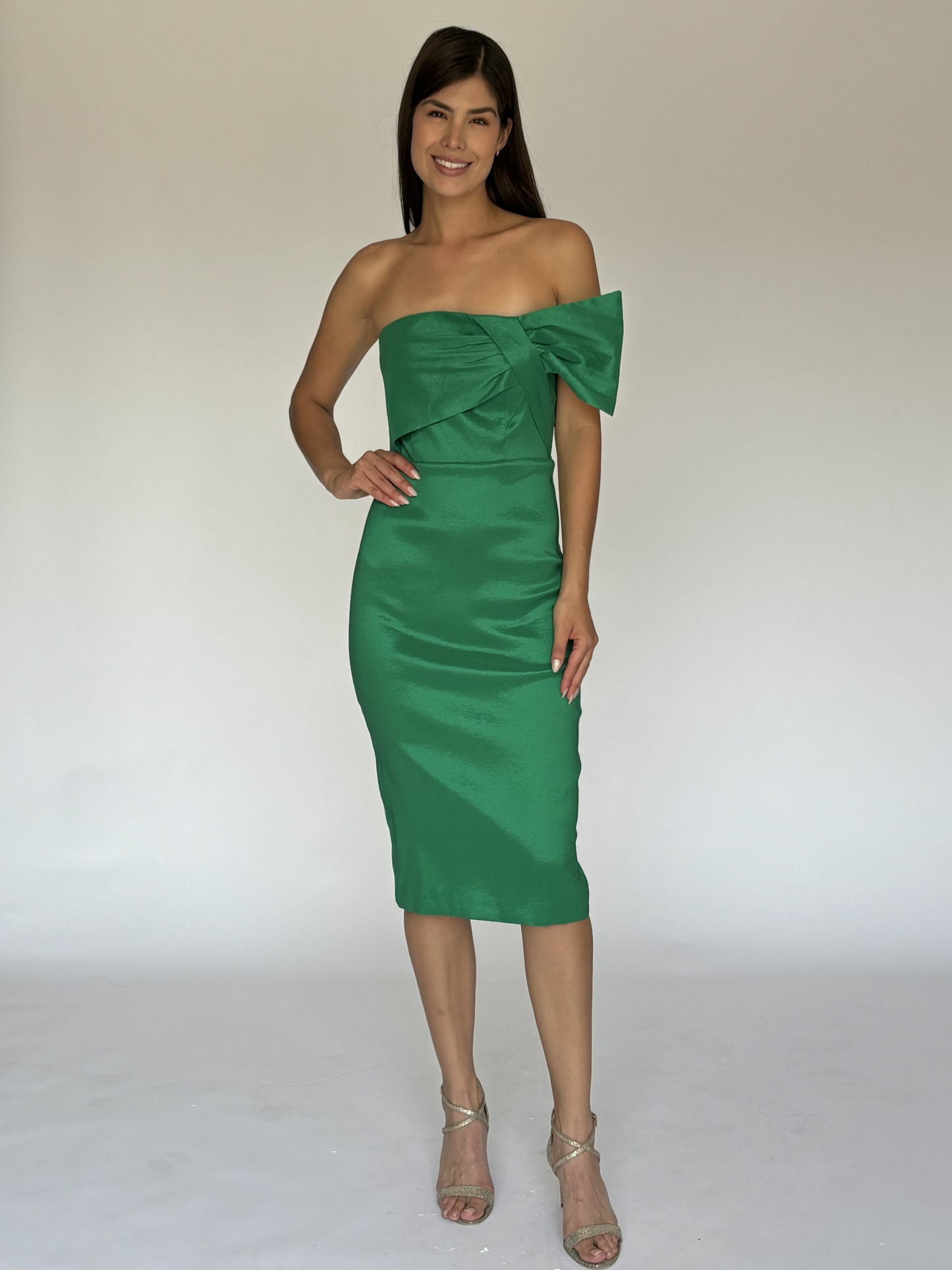 VESTIDO VERDE 1227