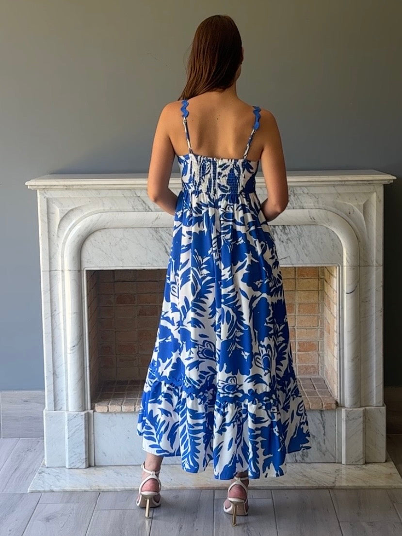 VESTIDO MIDI AZUL M4194